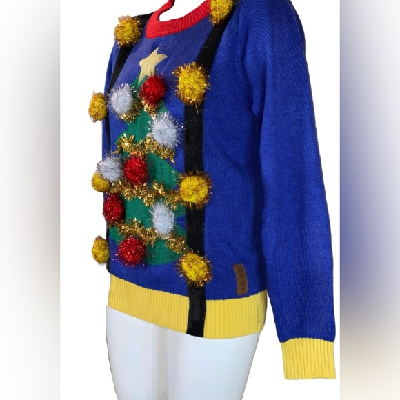 Tipsy Elves Santa Unicorn Women’s Medium - Picture 2 of 15